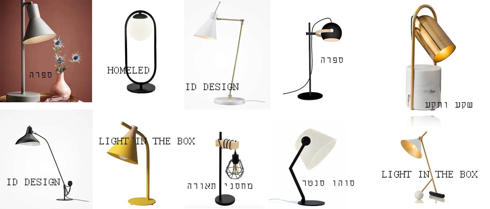 סידור מכשירים וכבלים מסודר על שולחן עבודה